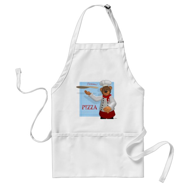 Dinky Bears Pizza Baker Standard Apron (Front)
