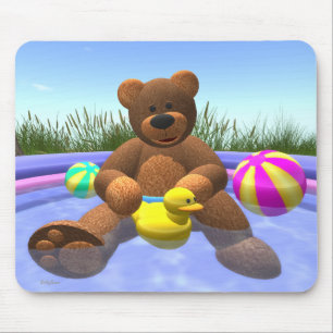 Dinky Bears: Pool Fun Mouse Mat
