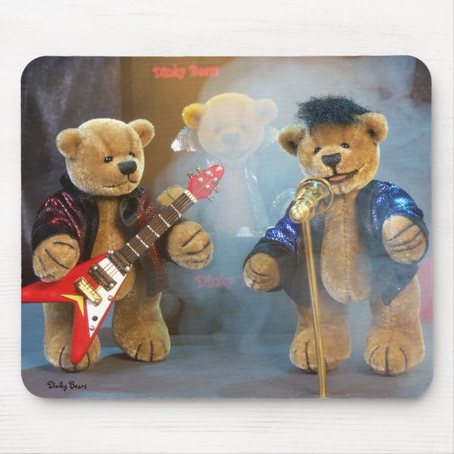 Dinky Bears Rockband Mouse Mat (Front)