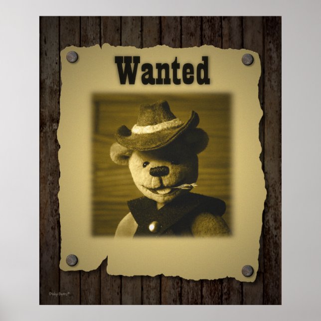 Dinky Bears: Wanted Poster (Front)