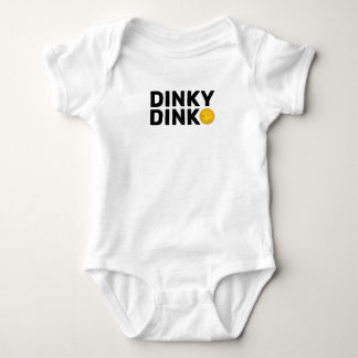 "Dinky Dink" Bodysuit for a Pickleball Baby