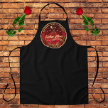 Dinner and a Show Custom Name Soprano Apron<br><div class="desc">The perfect treat for yourself or gift for the soprano who loves to cook in your life! Something hot and on fire in the kitchen--you and your singing! Customise with the soprano's name to make it an unforgettable and useful gift they'll truly appreciate. Can also be used as a costume...</div>