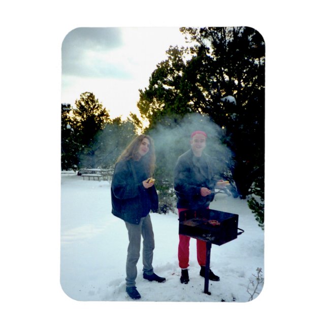 Dinner at the Grand Canyon Magnet (Vertical)