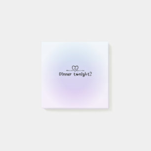 Dinner Date Post-it Notes