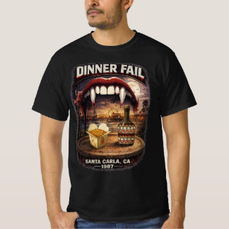 Dinner Fail Men's Dark Value T-Shirt
