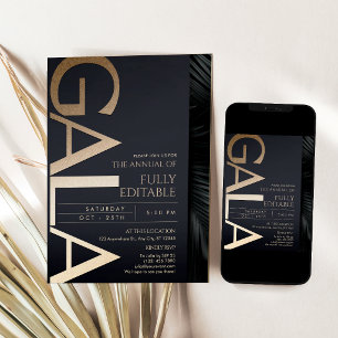 Dinner Gala Party Invitation Card Business Event