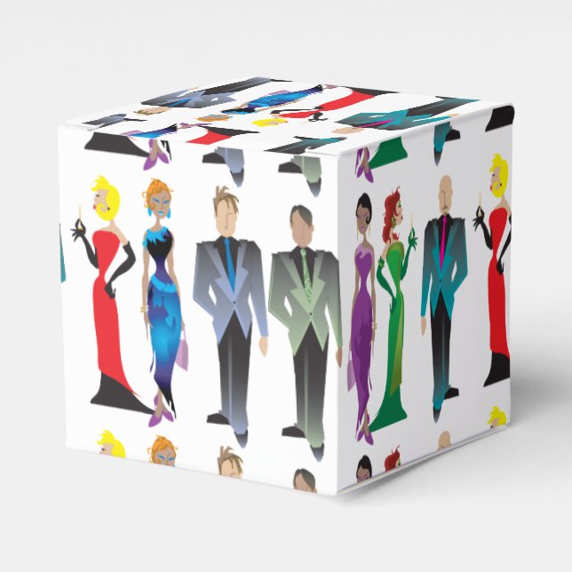 Dinner Guests Favour Boxes (Front Side)