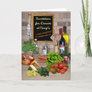 Dinner Invitation (customisable)