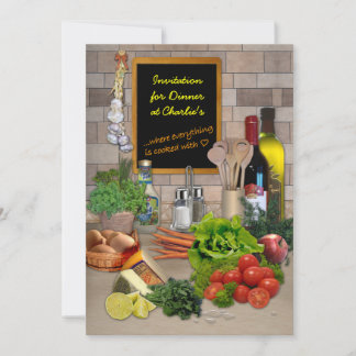 Dinner Invitation (customisable)