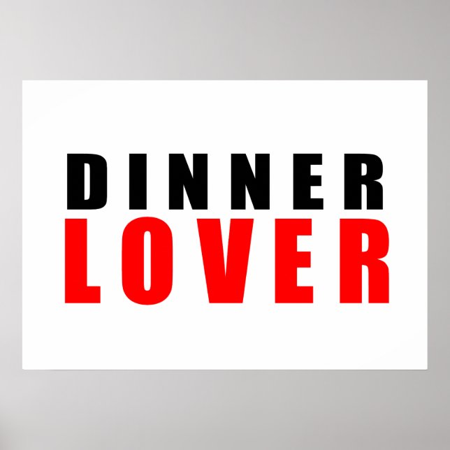 Dinner lover poster (Front)