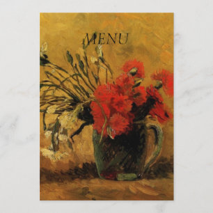 dinner menu card,