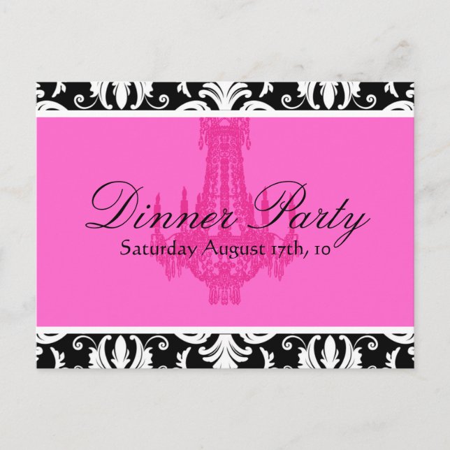 Dinner Party Invitation (Front)