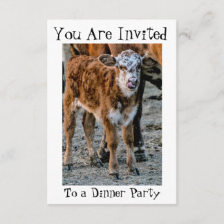 Dinner Party Invitation ~ Funny ~ Humerous
