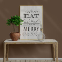 Dinner Party Kitchen Dining Room Eat Drink Merry