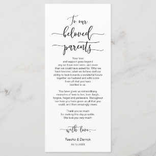 Dinner Place Setting, Black font, Thank You Cards