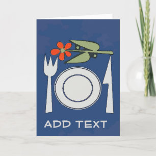Dinner Plate, Party Invite