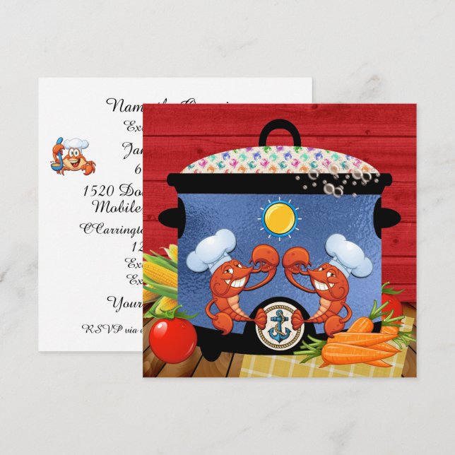 Dinner / Potluck / Gathering Invitation (Front/Back)