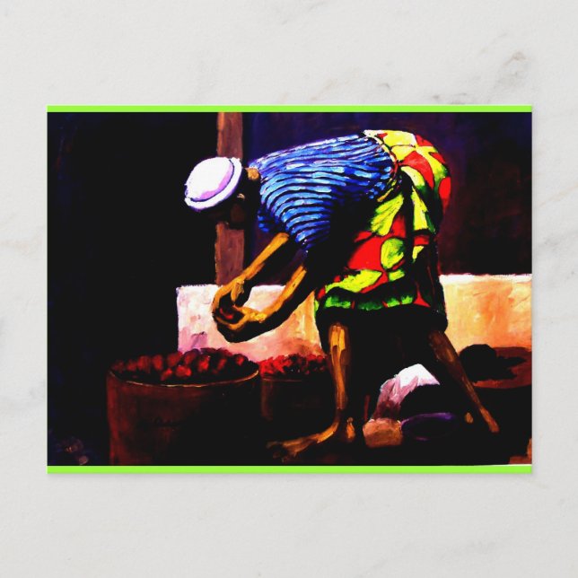 DINNER TIME BY MOJISOLA A GBADAMOSI OKUBULE POSTCARD (Front)