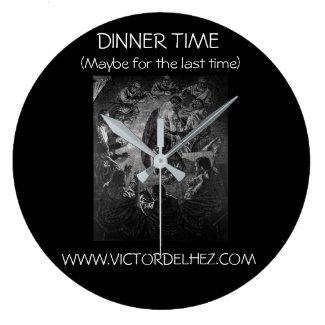 Dinner time clock (Black)