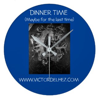 Dinner time clock (Blue)