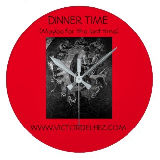 Dinner time clock (Red)