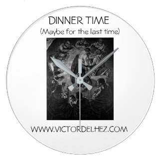 Dinner time clock (White)
