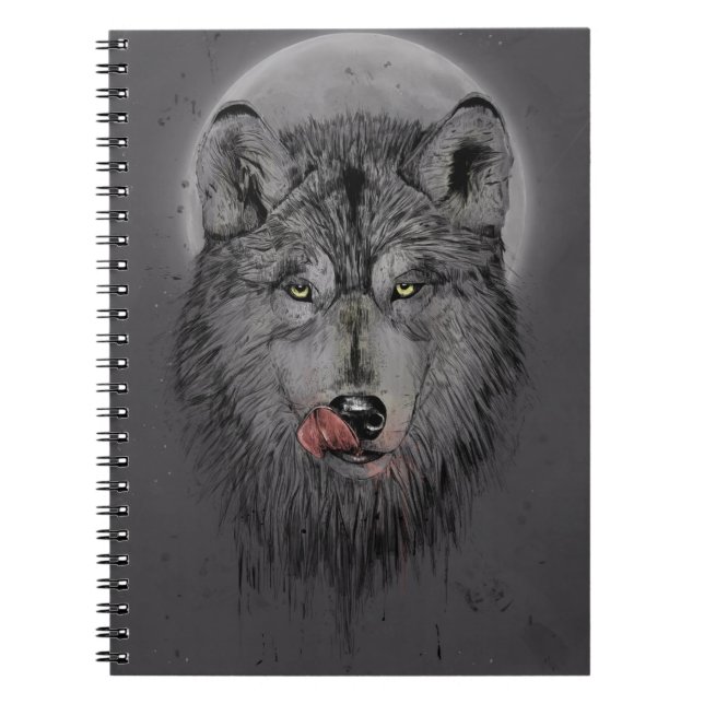 Dinner time (dark version) notebook (Front)