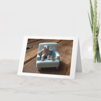 Dinner Time for a Little Mouse Card