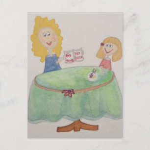 Dinner time postcard