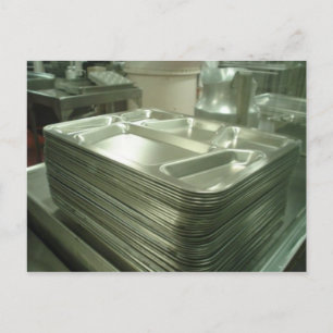Dinner Trays Postcard