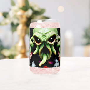 Dinner with Cthulhu Can Glass