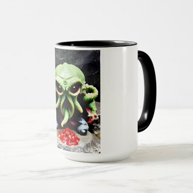 Dinner with Cthulhu Mug (Front Right)