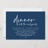 Dinner with the Newlyweds, Wedding Elopement Party