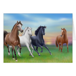 Dinnertime on the Farm Card