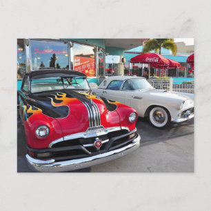 Dinning in the 50's at Mel's Diner Postcard