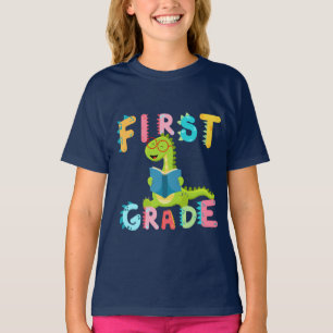 Dino 1st GRADE Squad teacher student school T-Shirt
