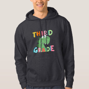 Dino 3rd GRADE Squad teacher student shcool Hoodie