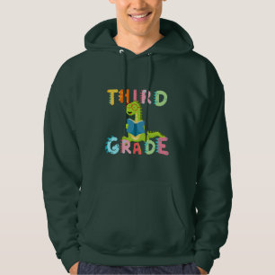 Dino 3rd GRADE Squad teacher student shcool Hoodie