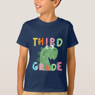 Dino 3rd GRADE Squad teacher student shcool T-Shirt