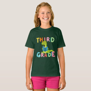 Dino 3rd GRADE Squad teacher student shcool T-Shirt