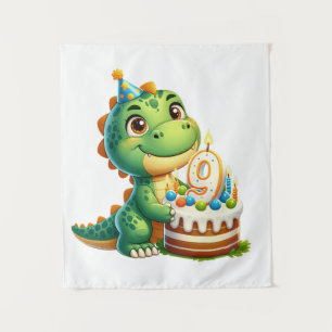 Dino 9th Birthday Tapestry