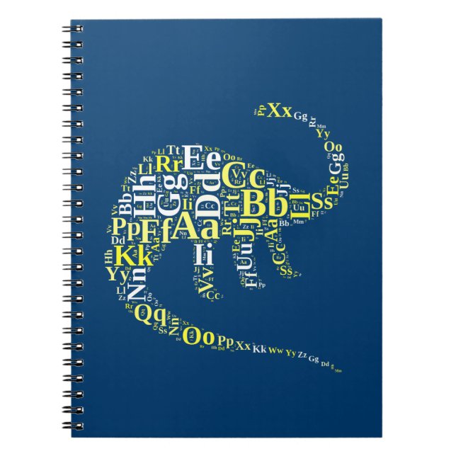 Dino alphabet notebook (Front)