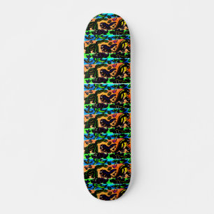 Dino artwork so cool skateboard