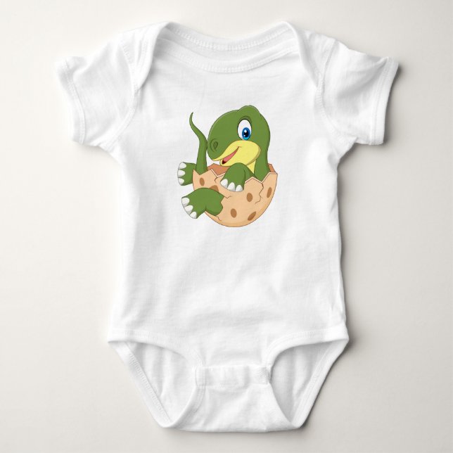 Dino Baby Bodysuit (Front)