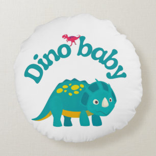 Dino baby dinosaur design baby bodysuit round cushion
