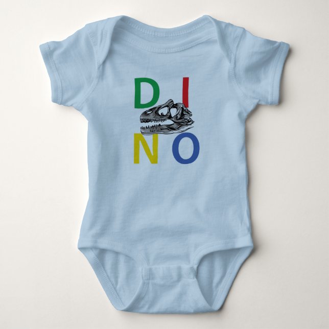 DINO - Baby Jersey Bodysuit (Front)