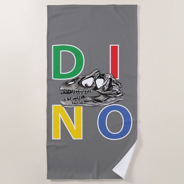 DINO - Beach Towel (Front)