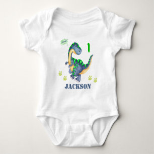 Dino bodysuit Boy Dinosaur bodysuit Dino tshirt