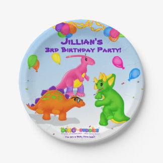 Dino-Buddies™ Paper Cup – Dino-Buddies Dance Party Plate