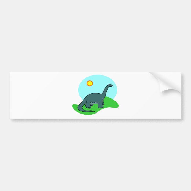 Dino Bumper Sticker (Front)